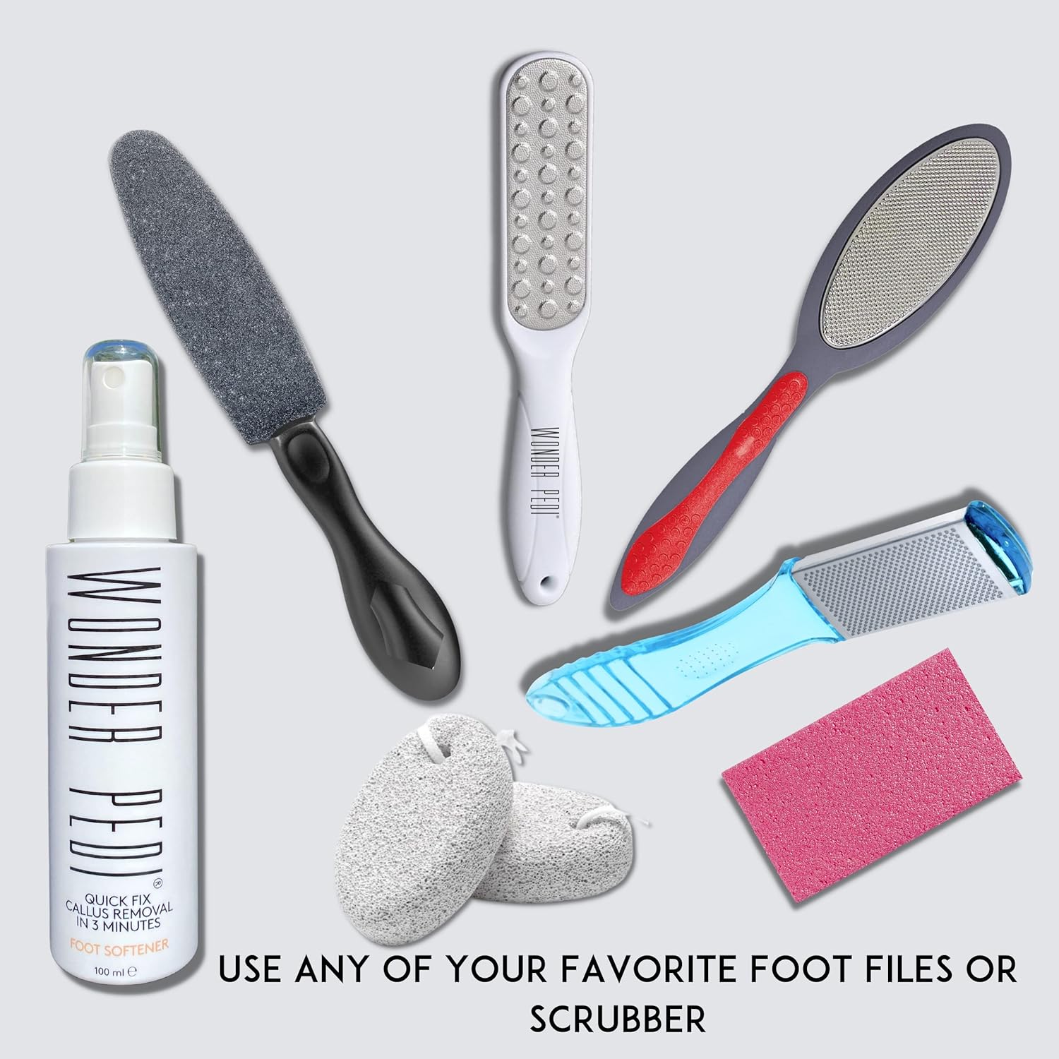 Callus Remover Quick Fix Foot File & Softener Spray - Medactiveshop