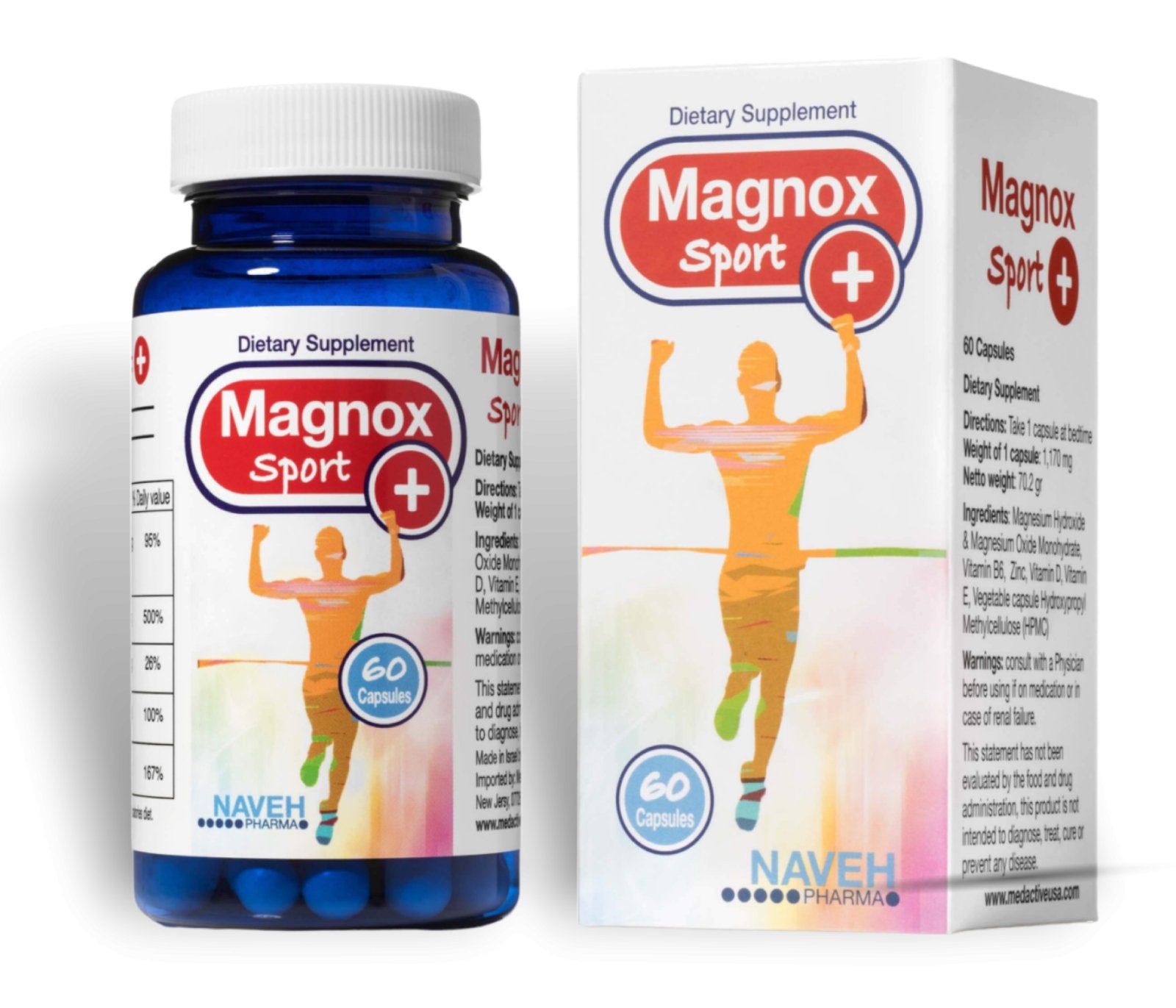Magnox Sport Vitamin Complex (60 Caplets) - Medactiveshop