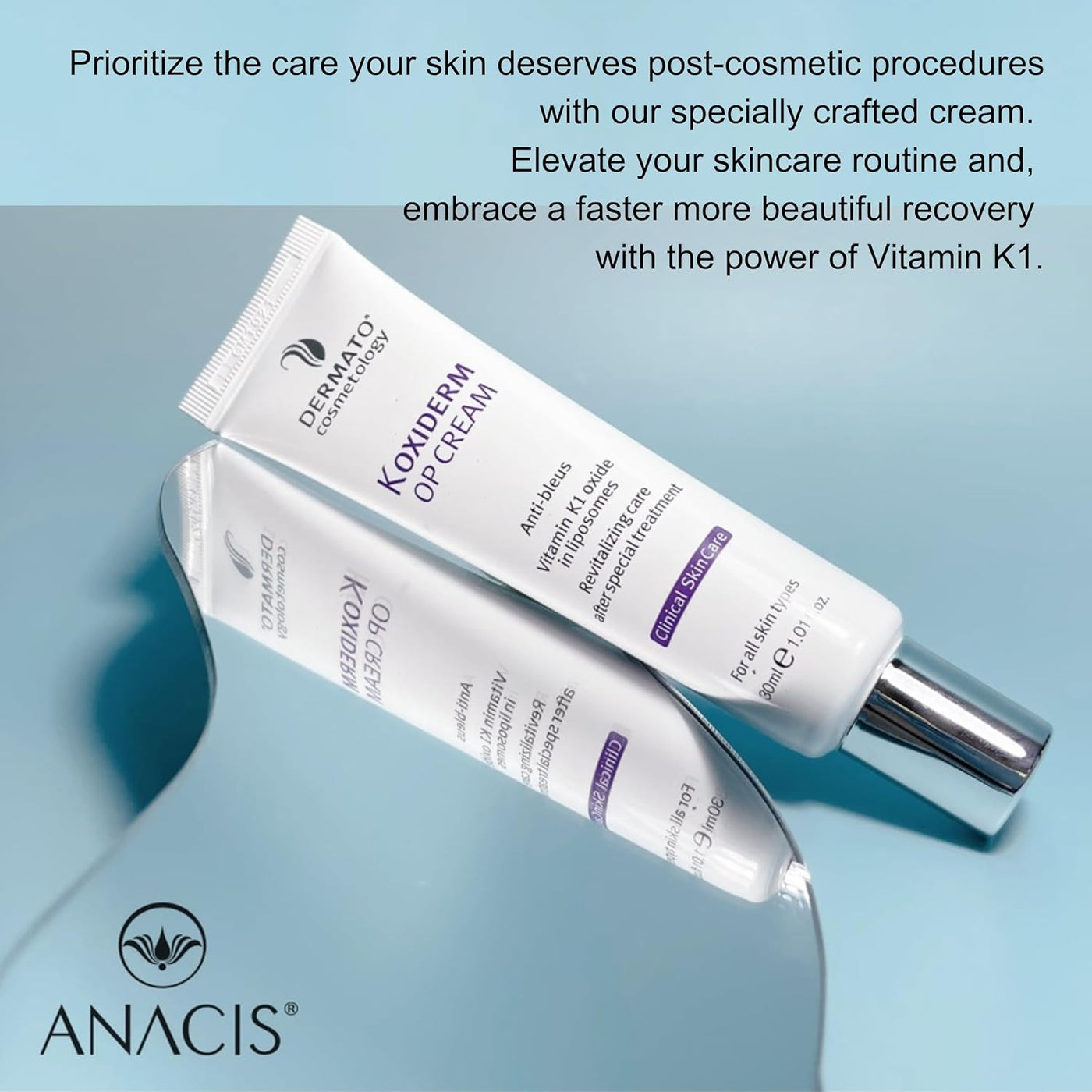 Vitamin K1 Cream Minimizing Appearance of Scars Dark Circles Bruises